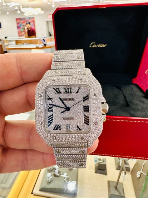 cartier bust down|iced out cartier watch cheap.